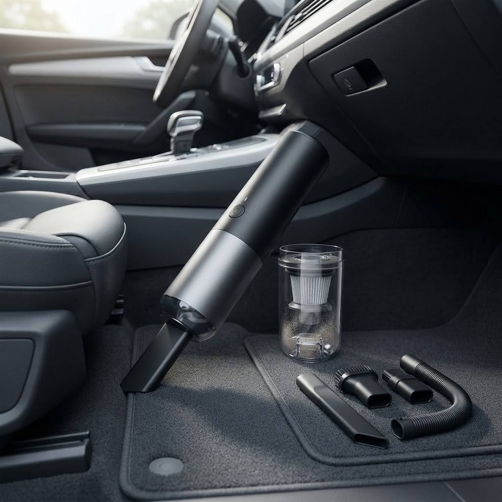 High-Power Cordless Car Vacuum Cleaner