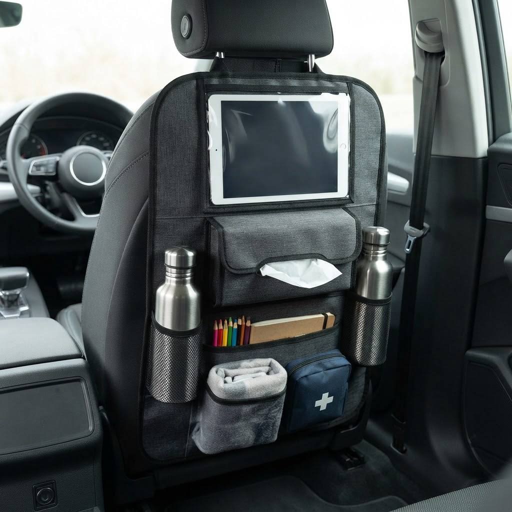 Backseat Organizer with Tablet Holder