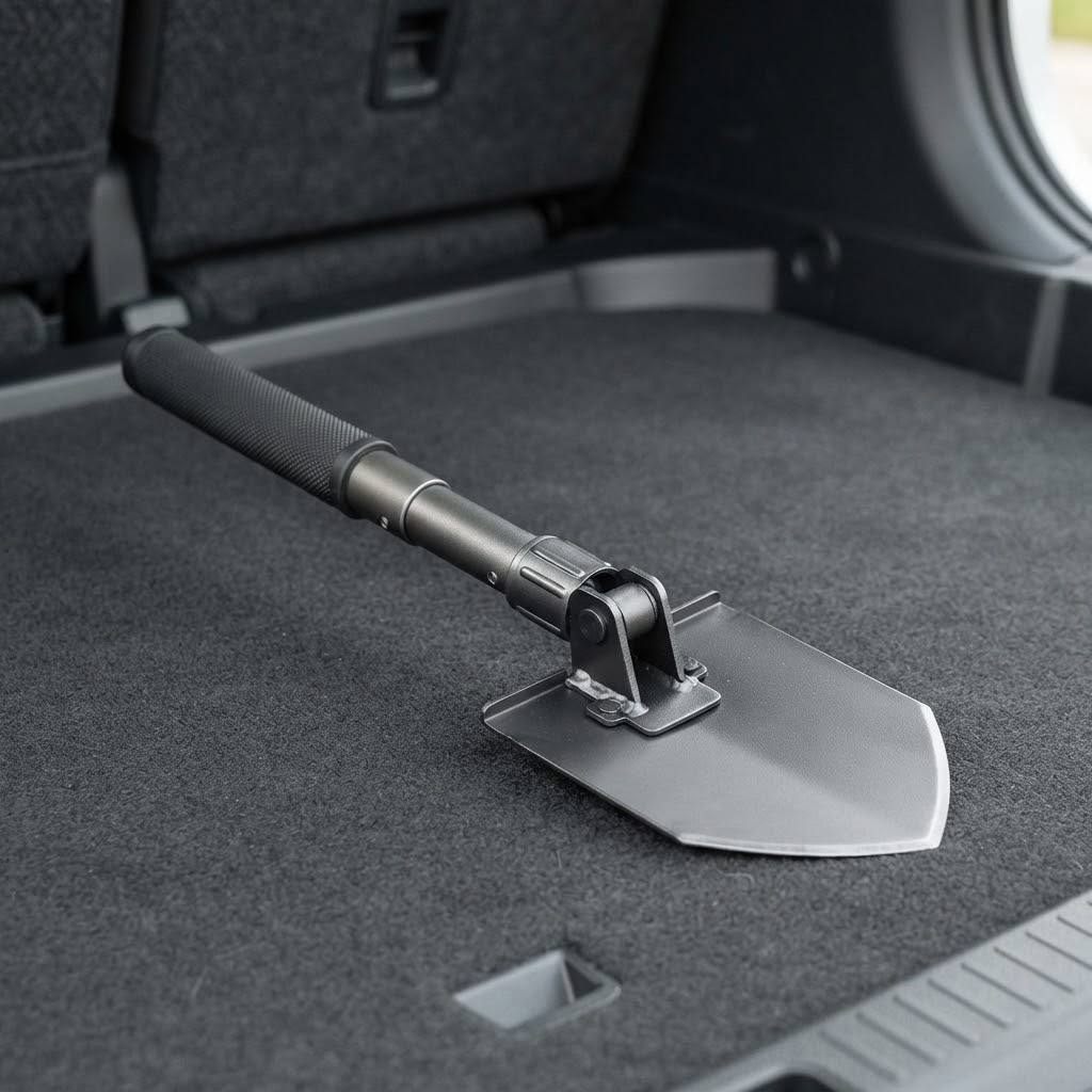 Compact Folding Emergency Shovel